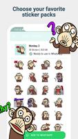 Funky Monkey WASticker screenshot 3