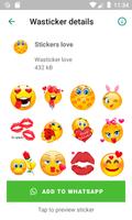 Wasticker amor emojis screenshot 2