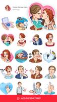 Romantic Stickers скриншот 1