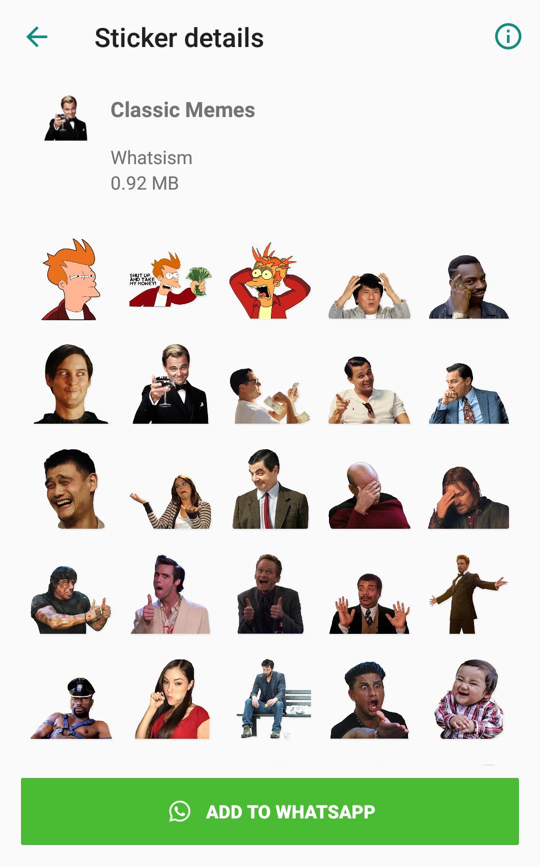 Memes Sticker Pack Fr Android Apk Herunterladen