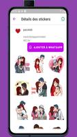 Wastickers Love Story stickers Screenshot 1