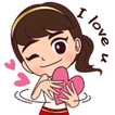 ”WASticker - Love emoji