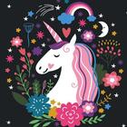 ikon Unicorn Wallpaper, Kawaii, Cute Backgrounds