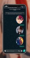 💖 Todoroki Shoto Stickers (WAStickerApps) screenshot 1
