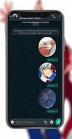 💖 Todoroki Shoto Stickers (WAStickerApps) Ekran Görüntüsü 2