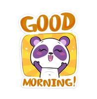 Good Morning Stickers poster