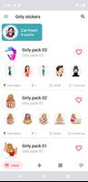 Girl Stickers for Whatsapp poster