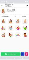 Girl Stickers for Whatsapp Ekran Görüntüsü 1