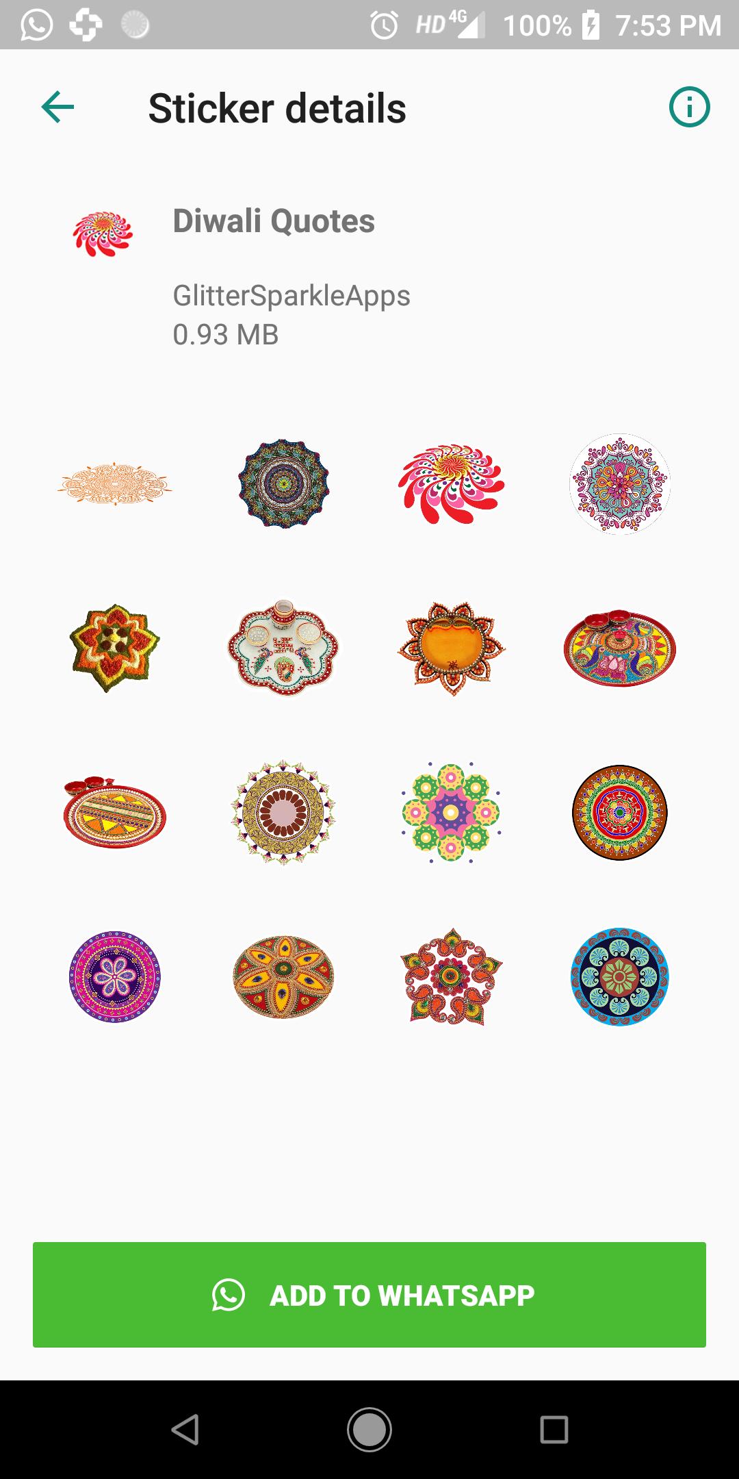 Wastickerapps Diwali Sticker Pack For Android Apk Download