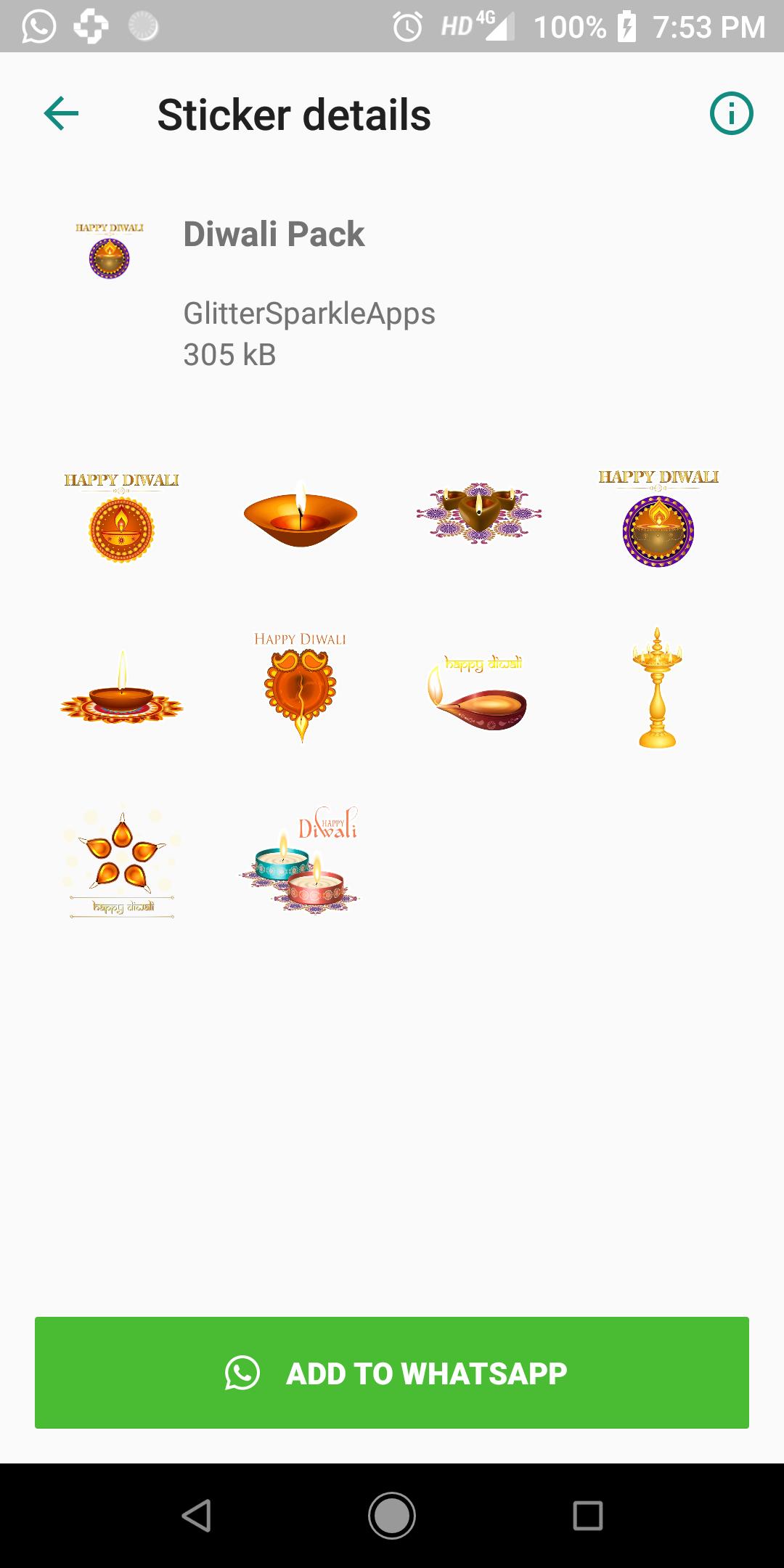 Wastickerapps Diwali Sticker Pack For Android Apk Download