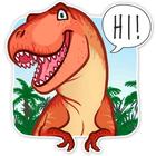 Icona Dinosaur Stickers For Chat