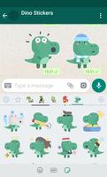 Dinosaur Stickers For Chat Affiche