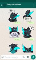 🐉 Dragon Stickers for WAStickerApps تصوير الشاشة 1