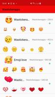 WASticker amor emojis تصوير الشاشة 3