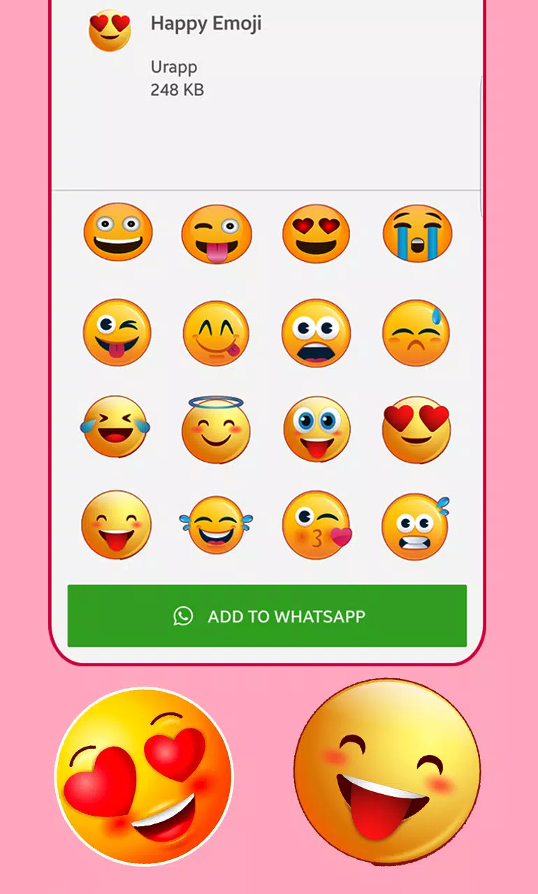 Tải xuống APK Funny Cute Emoji Stickers cho Android