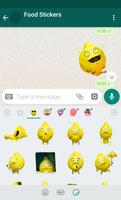 3 Schermata New WAStickerApps - Food Stickers For WhatsApp