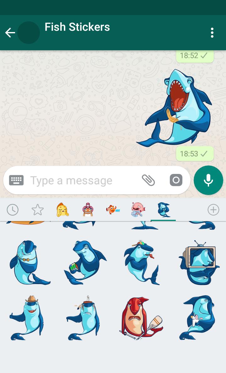 New Wastickerapps Xd83exdd88 Fish Stickers For Whatsapp For Android Apk
