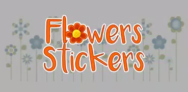 Blumen-Aufkleber für WhatsApp