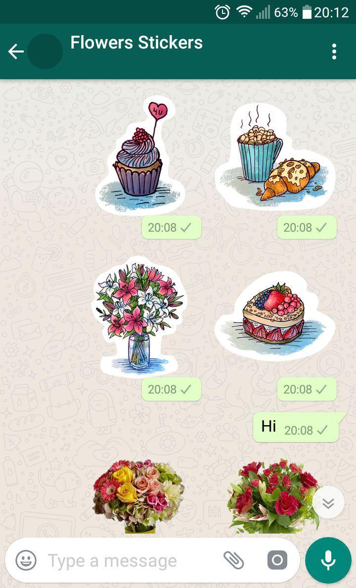 New Wastickerapps Flower Stickers For Whatsapp For Android