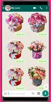 WASticker - Love roses ảnh chụp màn hình 1