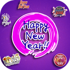 WAStickerApps Happy New Year Sticker Pack icône