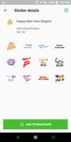WAStickerApps Happy New Year Sticker Pack screenshot 2