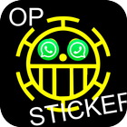 OP ONE PIIEECCEE Sticker for (WAStickerApps) icon