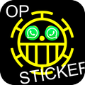 OP ONE PIIEECCEE Sticker for (WAStickerApps)