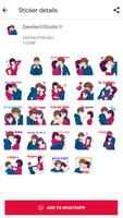 WASticker Love - Stickers 2024 ภาพหน้าจอ 1