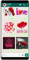 برنامه‌نما WASticker love stickers for WA عکس از صفحه