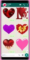 WASticker: Love Stickers Heart স্ক্রিনশট 2