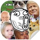 😂Meme Stickers for WAStickerApps أيقونة