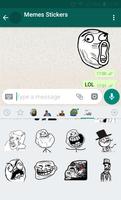 Meme Stickers voor whatsapp-poster