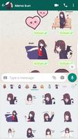 Menhera chan stickers- Anime Stickers for WhatsApp 截圖 1