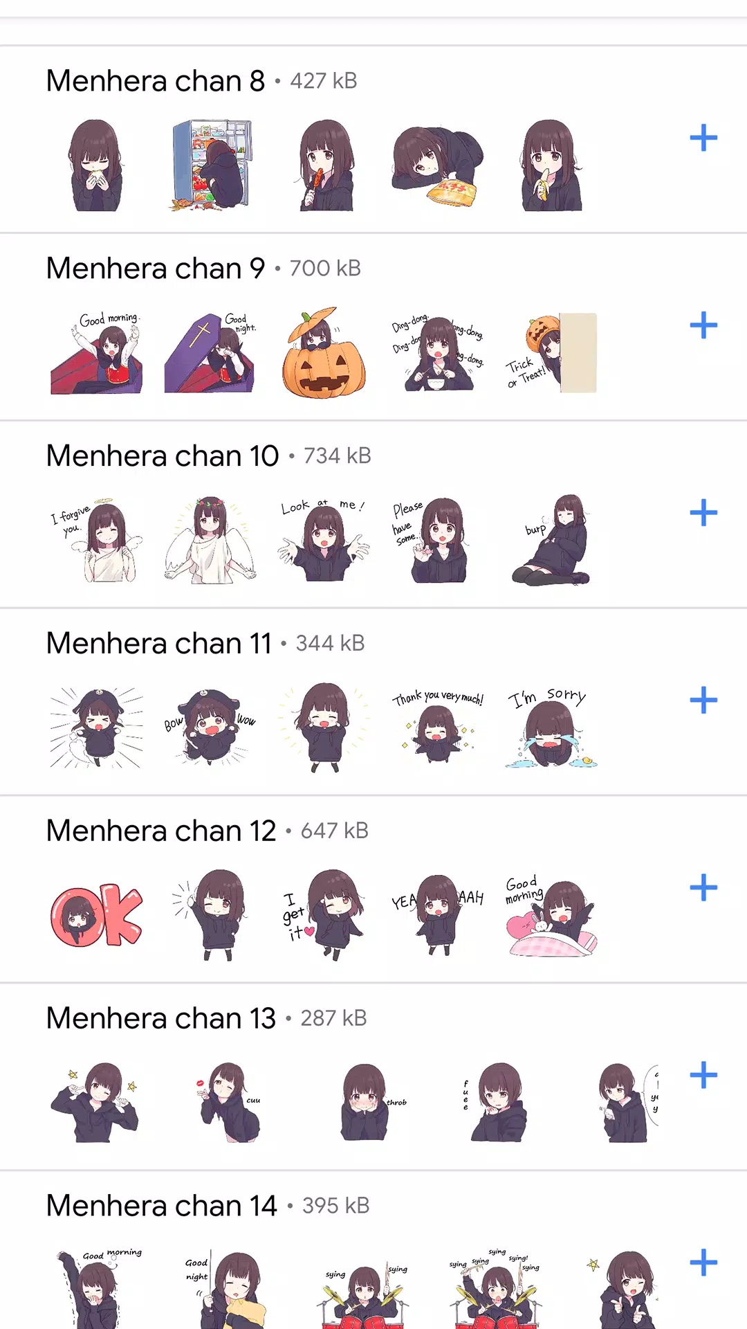 Menhera chan Stickers for WhatsApp - WAStickerApps - Free download and  software reviews - CNET Download