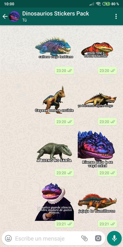 Dinosaurios WAStickerApps MEMES for Android - APK Download