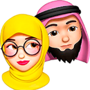 Cute Memoji Hijab Muslim Stick APK