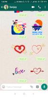 Love Stickers For WhatsApp - WAStickerApps 2019 capture d'écran 1