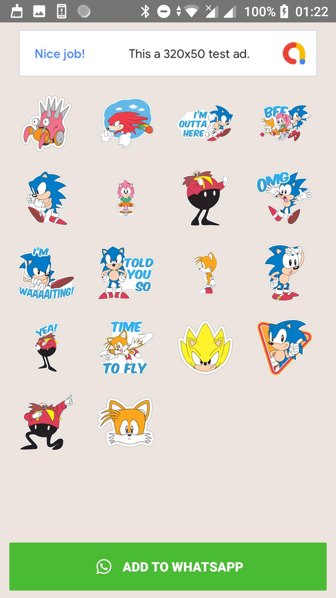 Sonic And The Smurf Stickers For Wastikerapps For Android Apk