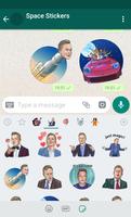 New WAStickerApps 🚀 Space stickers for WhatsApp Poster