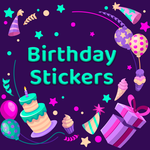Birthday Stickers icon