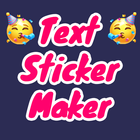 Text Sticker Maker icono