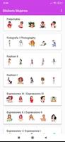 Stickers woman WAStickerapps ภาพหน้าจอ 1