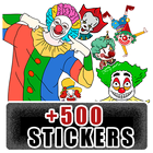 Autocollants de clown pour WhatsApp - Animés icône