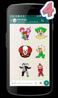 Stickers de payasos para WhatsApp - Animados ảnh chụp màn hình 3