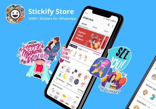 Stickify: Stickers for WhatsApp 海报