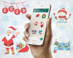 Christmas Stickers for WhatsApp - WAStickerapps plakat