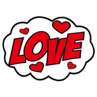 Animated love WASticker icon