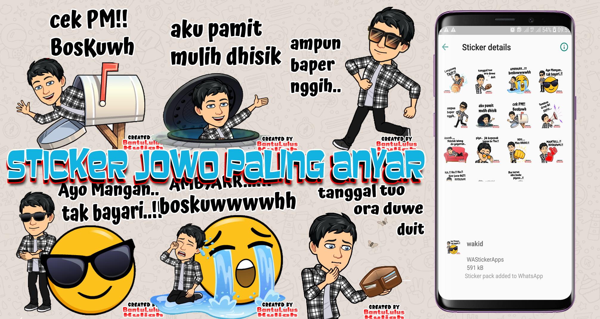 Stiker Lucu Bahasa Jawa Wastickerapps For Android Apk Download