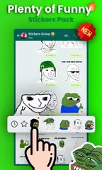 Wasticker Wojak Stickers frog XAPK download